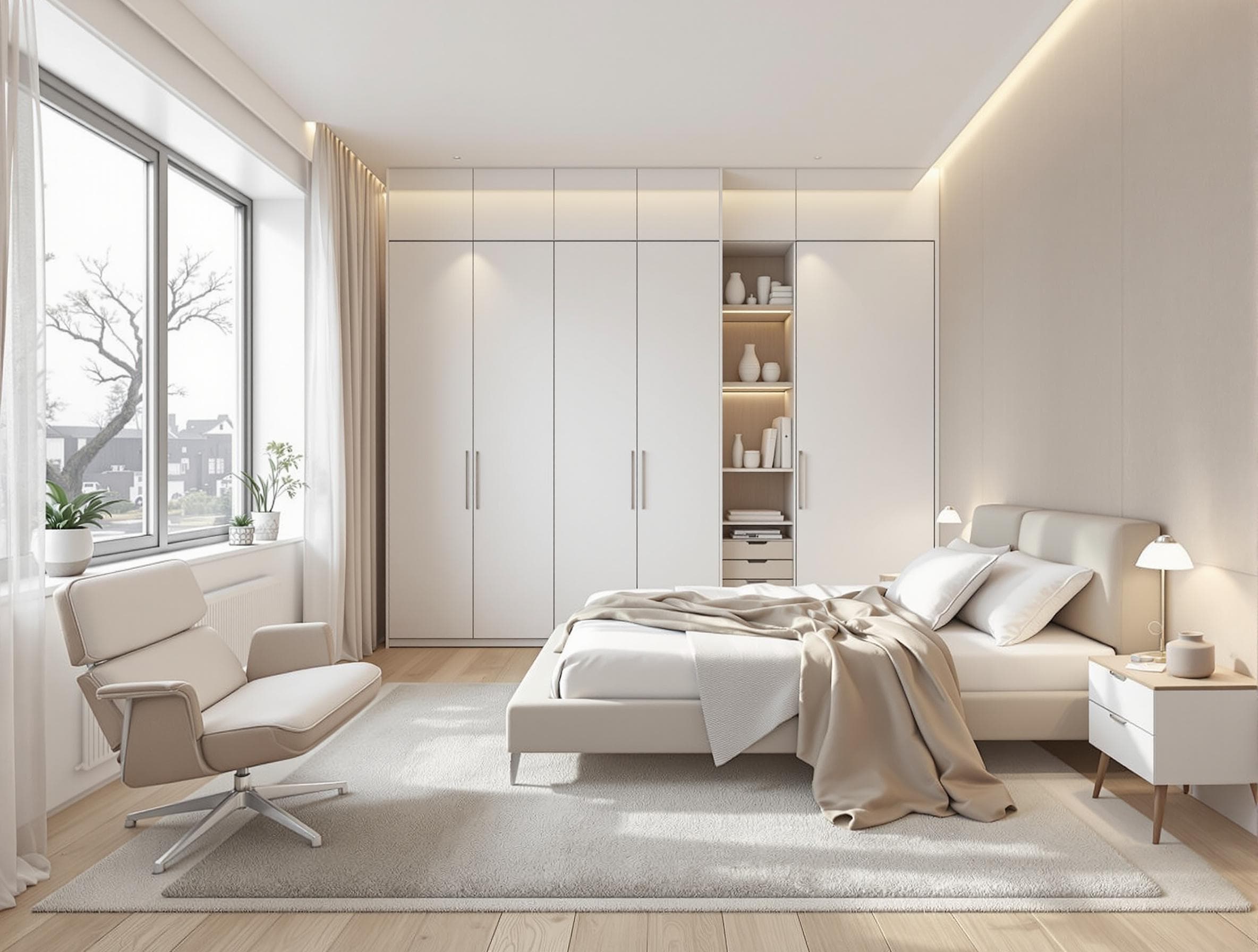 Modern style closet