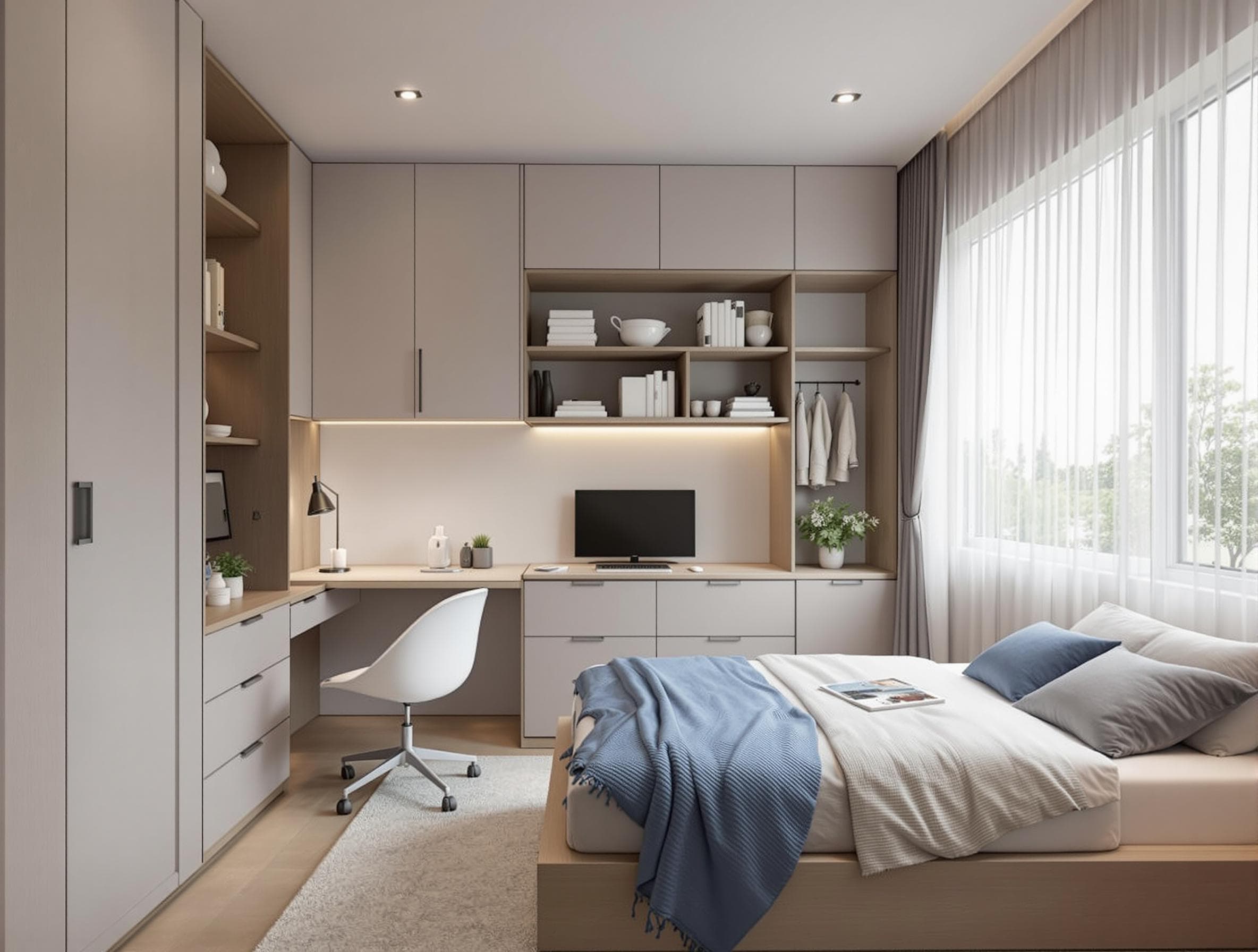 Modern style closet