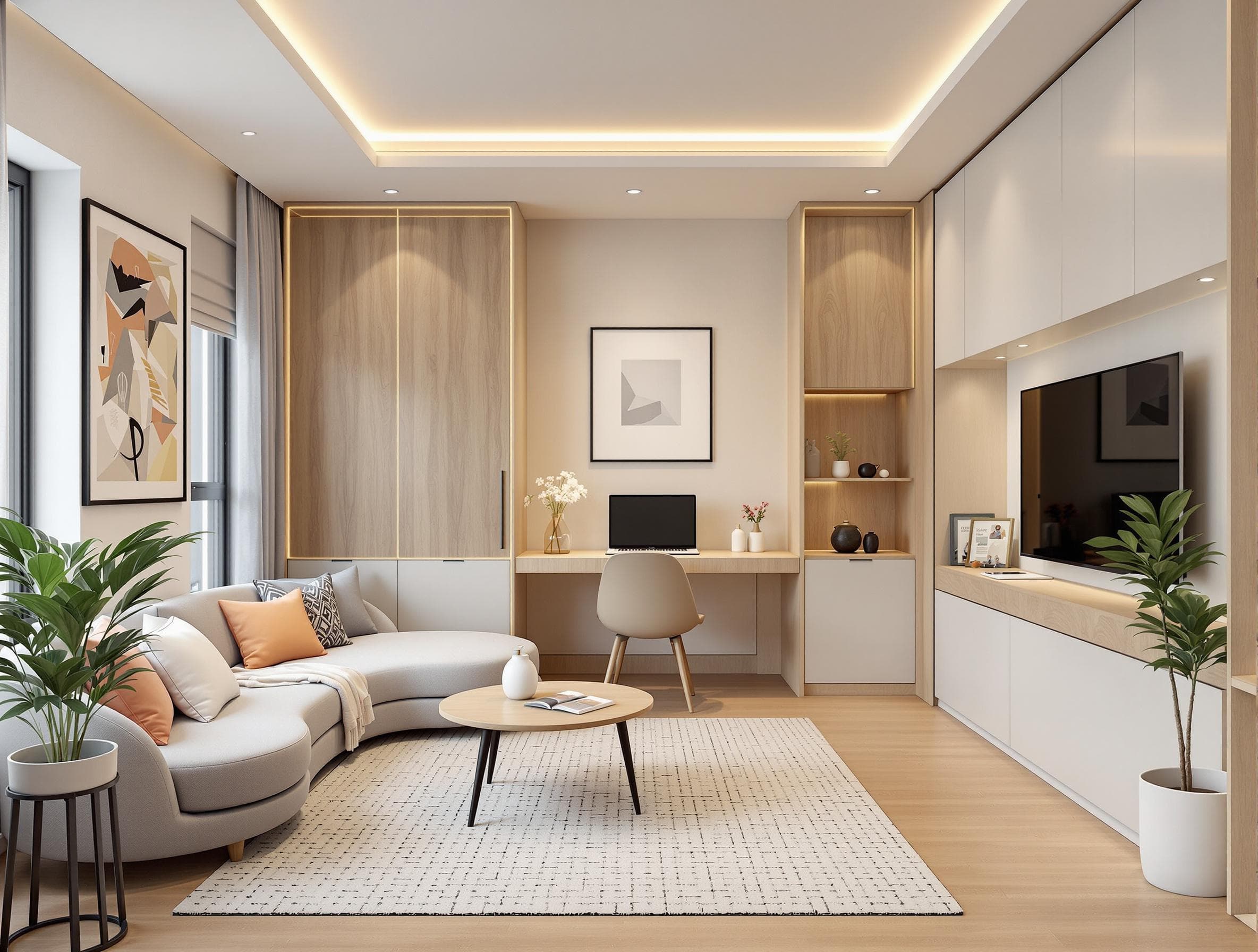 Modern style closet